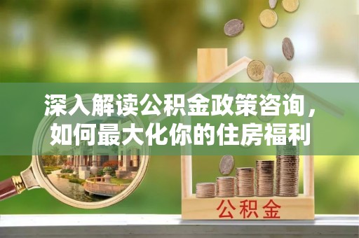 三穗深入解读公积金政策咨询，如何最大化你的住房福利