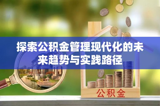 三穗探索公积金管理现代化的未来趋势与实践路径